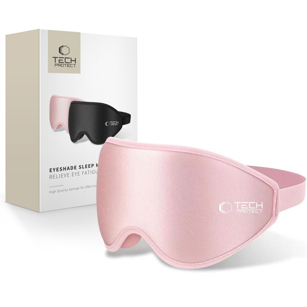 Tech-Protect EyeShade 3D maska ​​na spanie - ružová