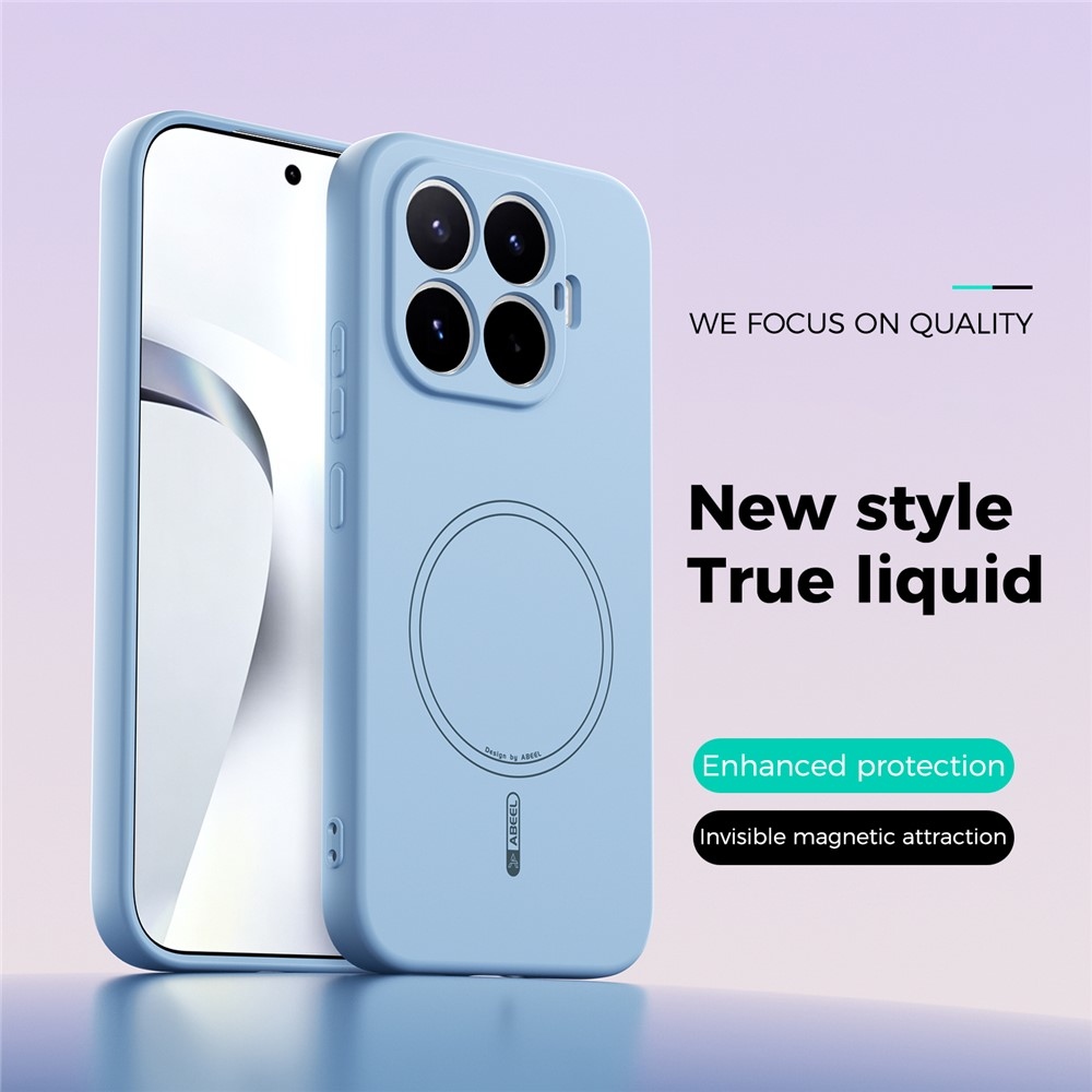 ABL odolný gélový obal s MagSafe na Xiaomi 17T - svetlomodrý