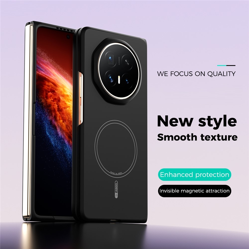 ABL silikónový kryt s MagSafe na mobil Honor Magic V6 - čierny