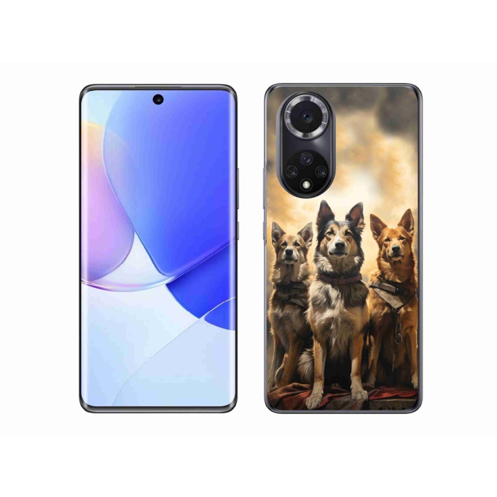 Gélový kryt mmCase na Honor 50 - tri psy
