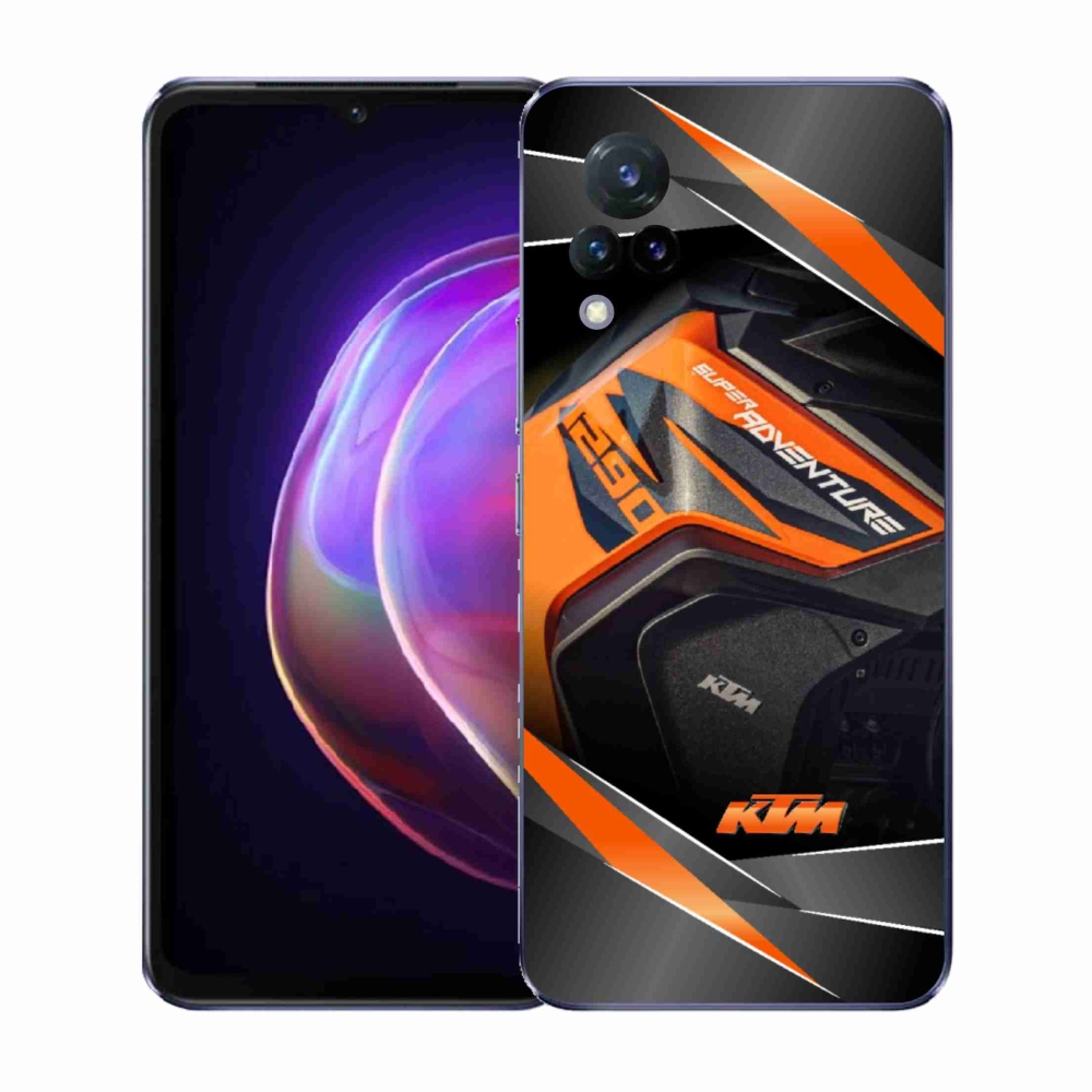 Gélový kryt mmCase na Vivo V21 4G/5G - motorka ktm