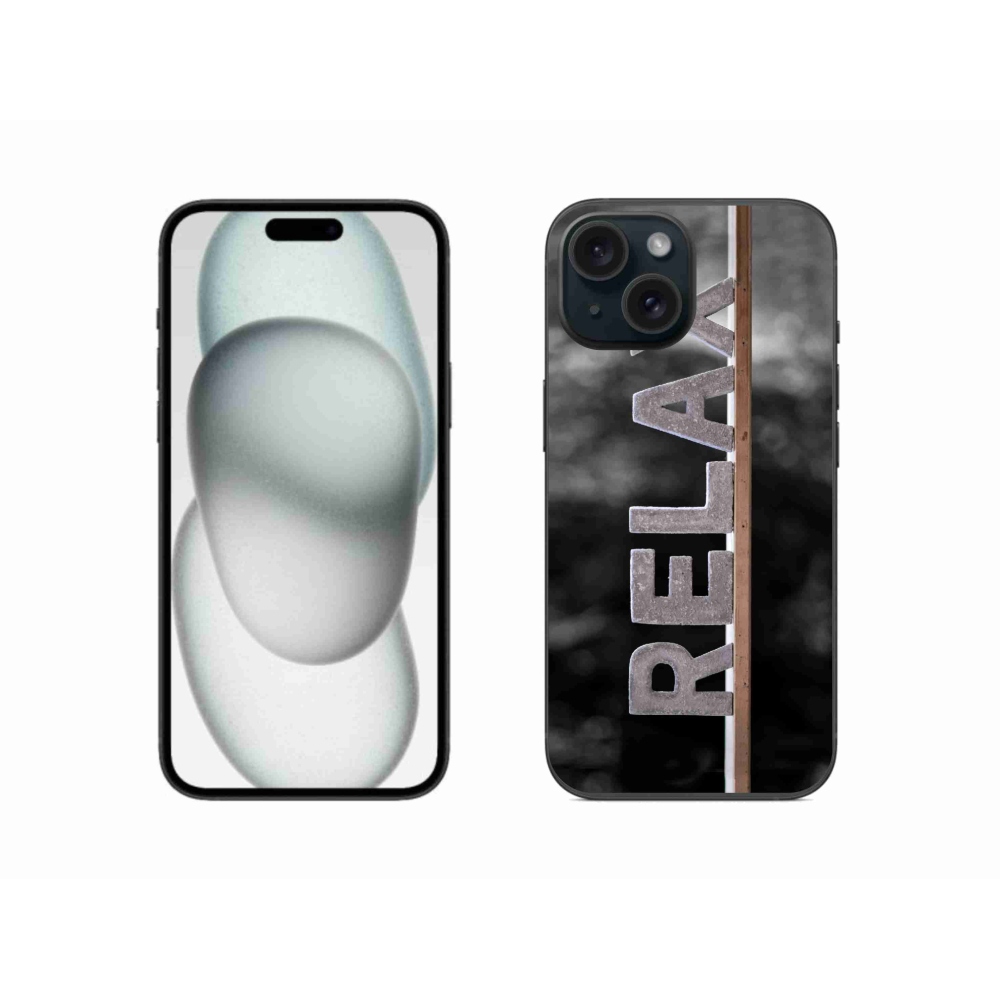 Gélový kryt mmCase na iPhone 15 - relax 1