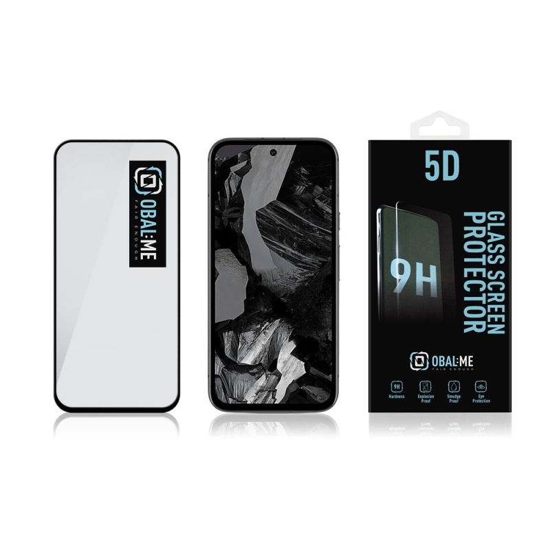 OBAL:ME 5D Tvrdené Sklo pre Google Pixel 8a Black