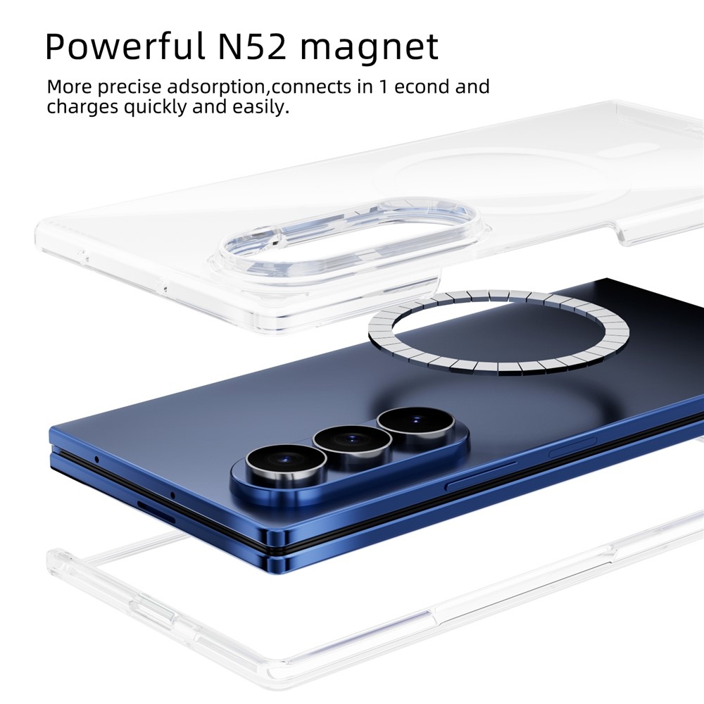 Acryl plastový kryt s MagSafe na Samsung Galaxy Z Fold8 Ultra 5G - priehľadný