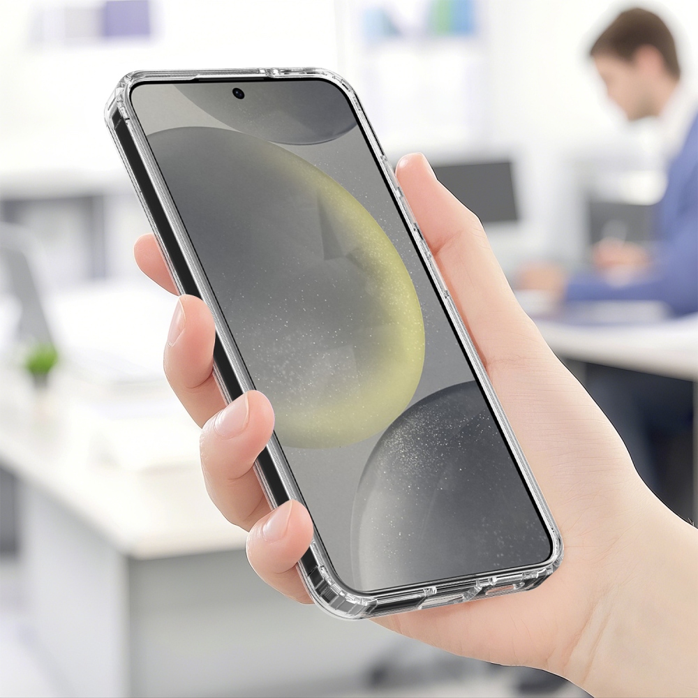 Acryle gélový obal s pevným chrbtom a MagSafe na Samsung Galaxy A27 - priehľadný
