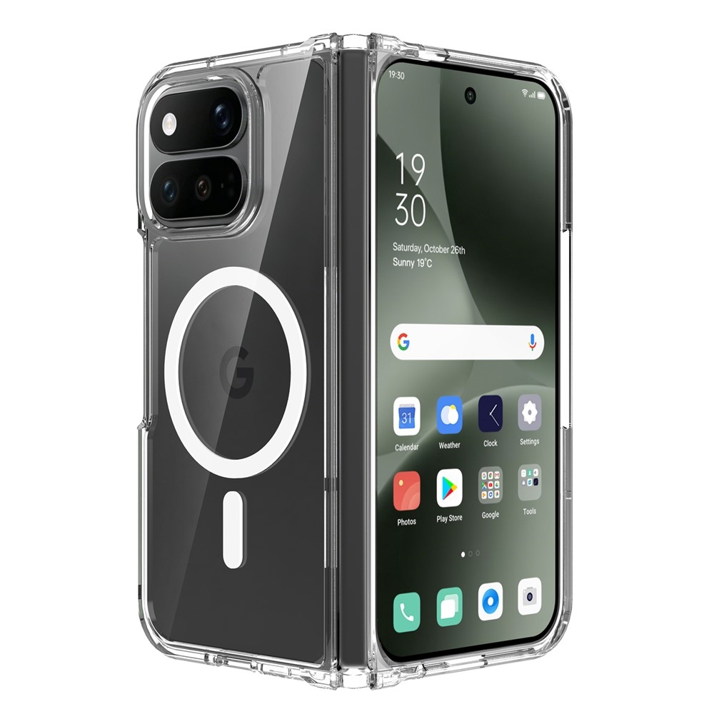 Acryle plastový obal s MagSafe na Google Pixel 11 Pro Fold - priehľadný