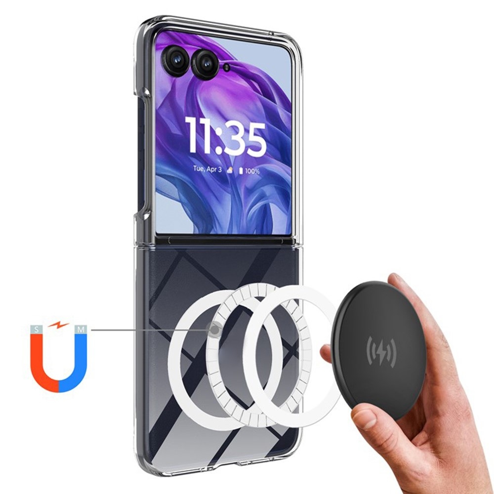 Acryle plastový obal s MagSafe na Motorola Razr 60 Ultra 5G - priehľadný