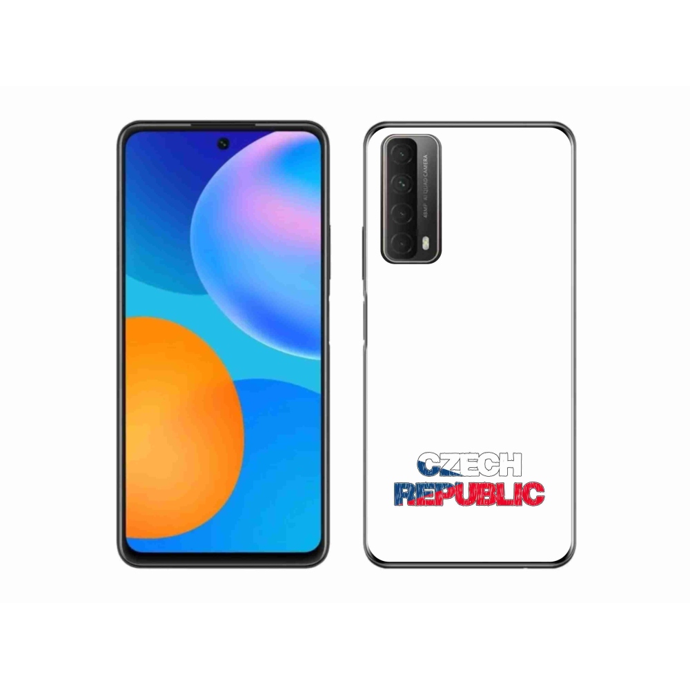 Gélový kryt mmCase na Huawei P Smart (2021) - Czech Republic biele pozadie