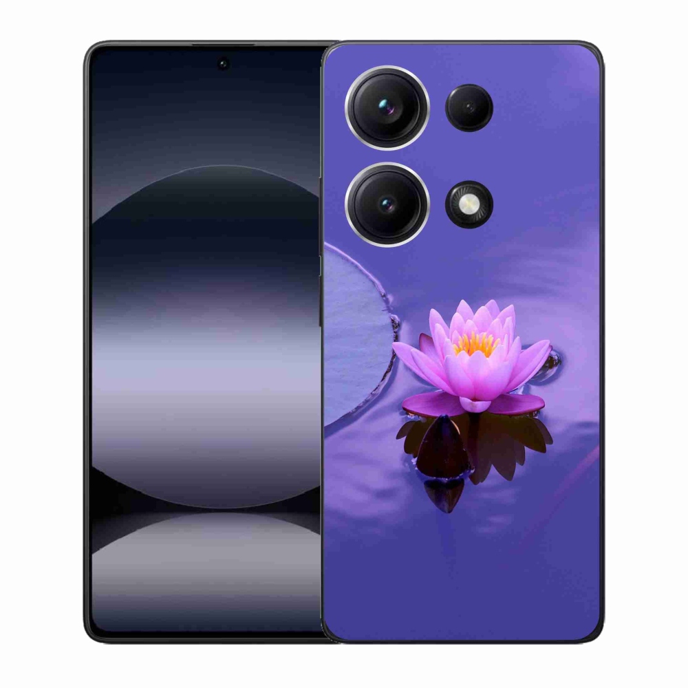 Gélový kryt mmCase na Xiaomi Redmi Note 14S - kvet na hladine