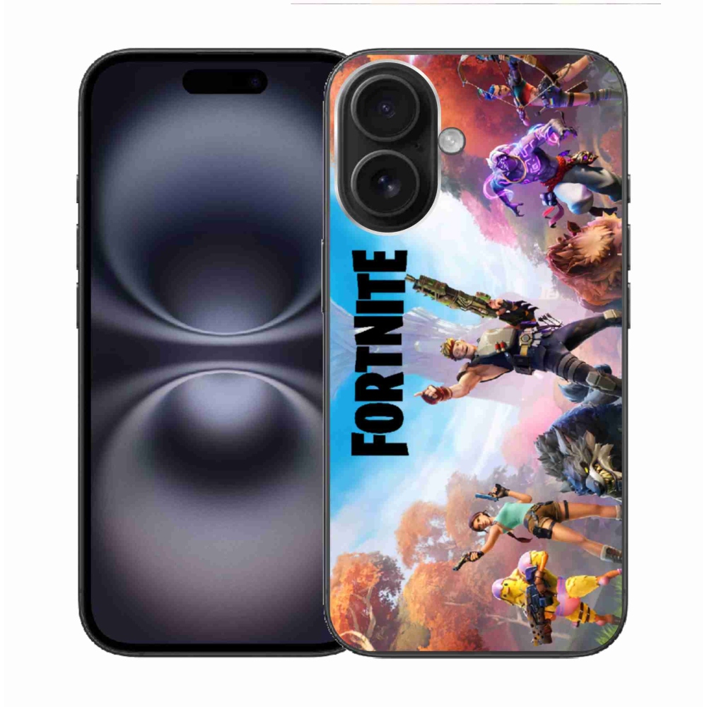 Gélový kryt mmCase na iPhone 16 - fortnite 1