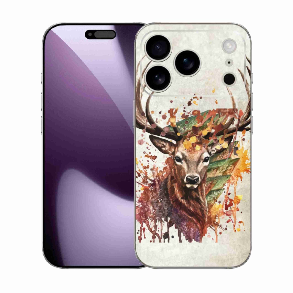 Gélový kryt mmCase na iPhone 17 Pro - jeleň 1