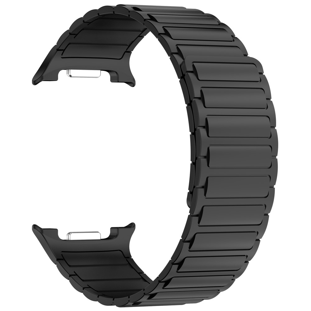 Adjust silikónový remienok na Samsung Galaxy Watch8 Classic 46mm/Watch8 44mm/40mm - čierny