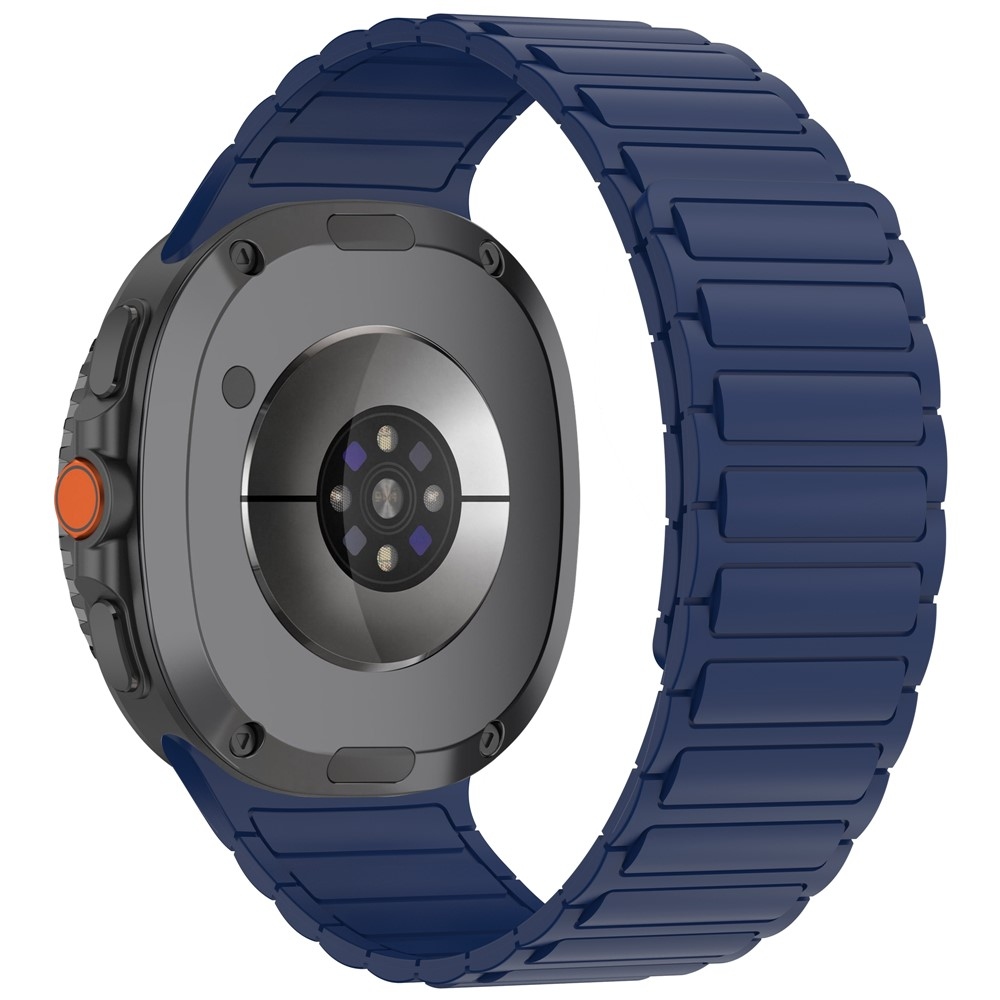 Adjust silikónový remienok na Samsung Galaxy Watch8 Classic 46mm/Watch8 44mm/40mm - modrý
