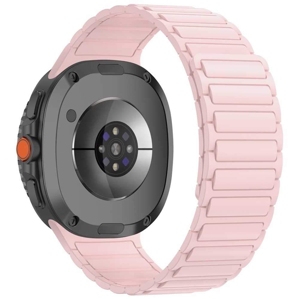 Adjust silikónový remienok na Samsung Galaxy Watch8 Classic 46mm/Watch8 44mm/40mm - ružový
