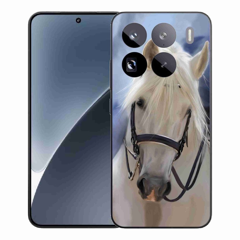 Gélový kryt mmCase na Xiaomi 15 Pro - biely kôň