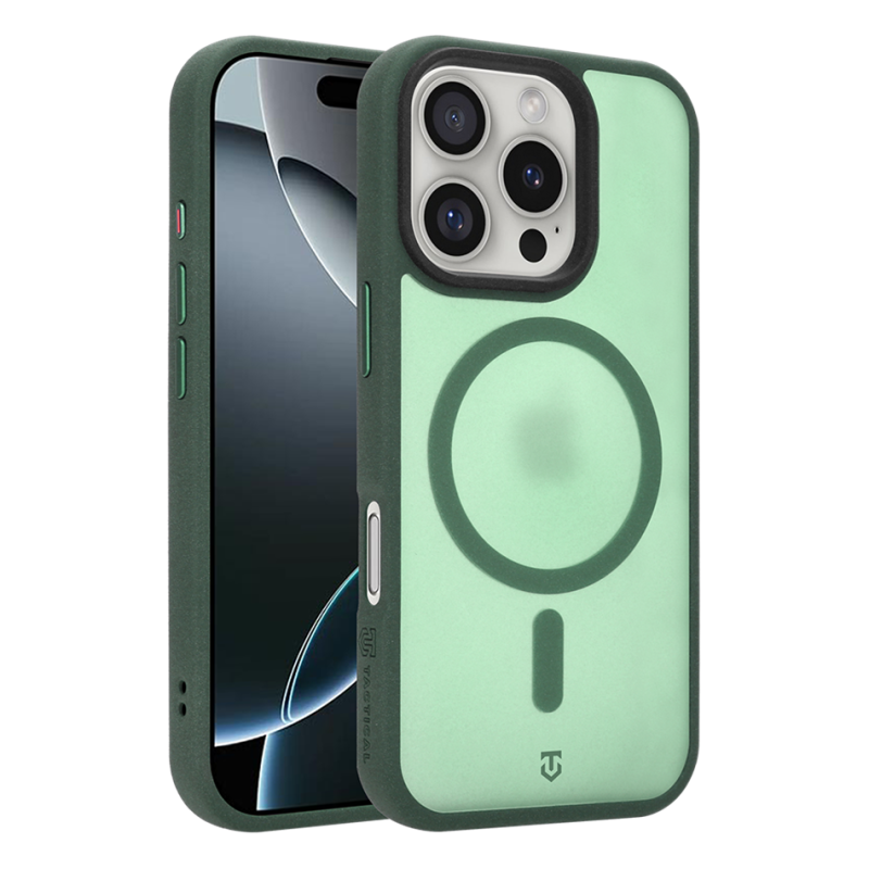 Tactical MagForce Hypersand puzdro pre Apple iPhone 16 Pro v farbe Forest Green