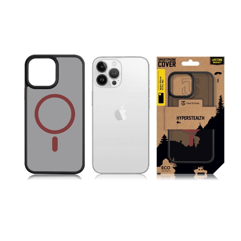 Tactical MagForce Hyperstealth 2.0 Kryt pre iPhone 13 Pro Max Black/Red