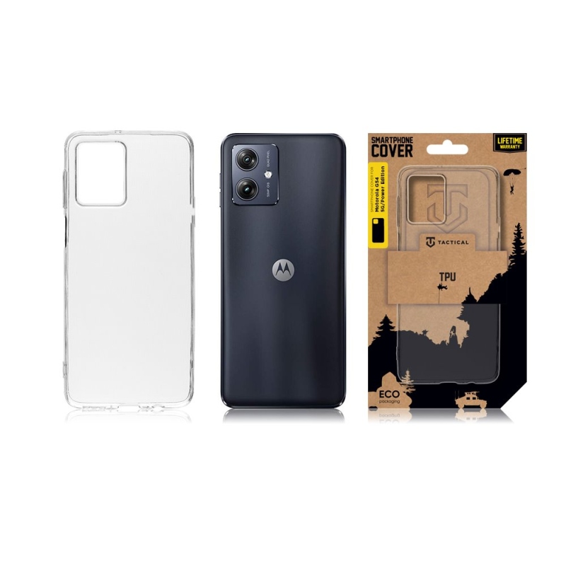 Tactical TPU Kryt pre Motorola G54 5G/Power Edition Transparent