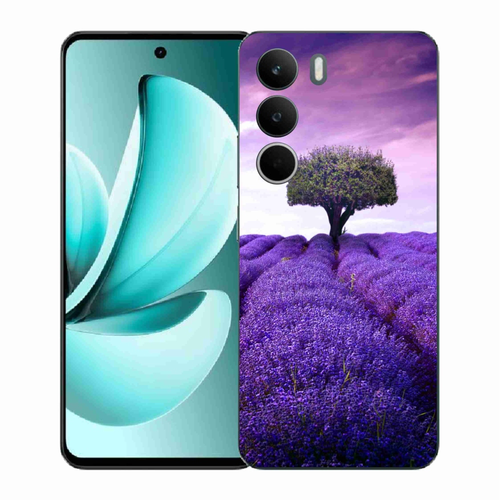 Gélový kryt mmCase na Realme C71 - levanduľová lúka