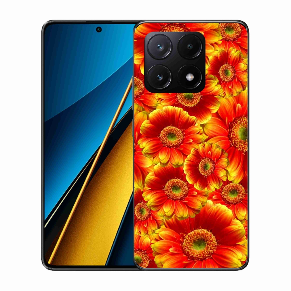 Gélový kryt mmCase na Xiaomi Poco X6 Pro 5G - gerbera 1