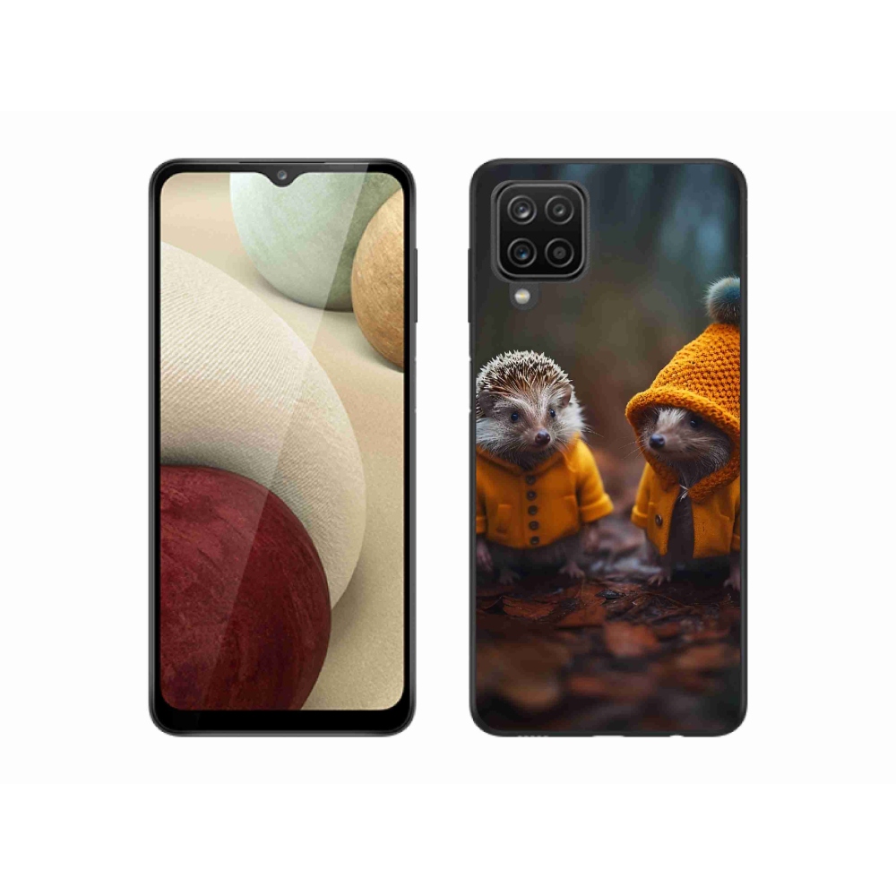 Gélový kryt mmCase na Samsung Galaxy A12 - ježkovia