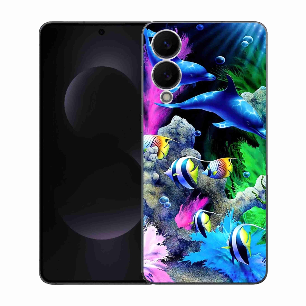 Gélový kryt mmCase na Samsung Galaxy S25 Edge - morský svet