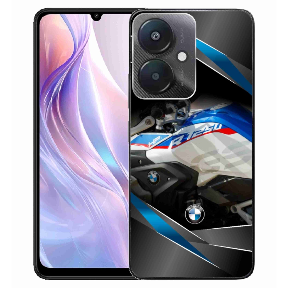 Gélový kryt mmCase na Xiaomi Redmi 13C 5G - motorka bmw 1