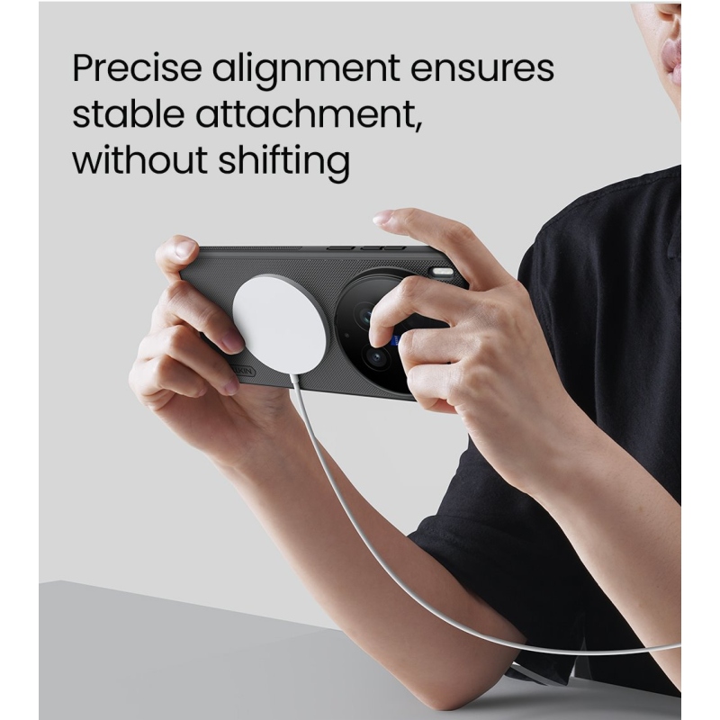 Nillkin Super Frosted PRO Magnetic zadný kryt pre Vivo X300 Ultra Black