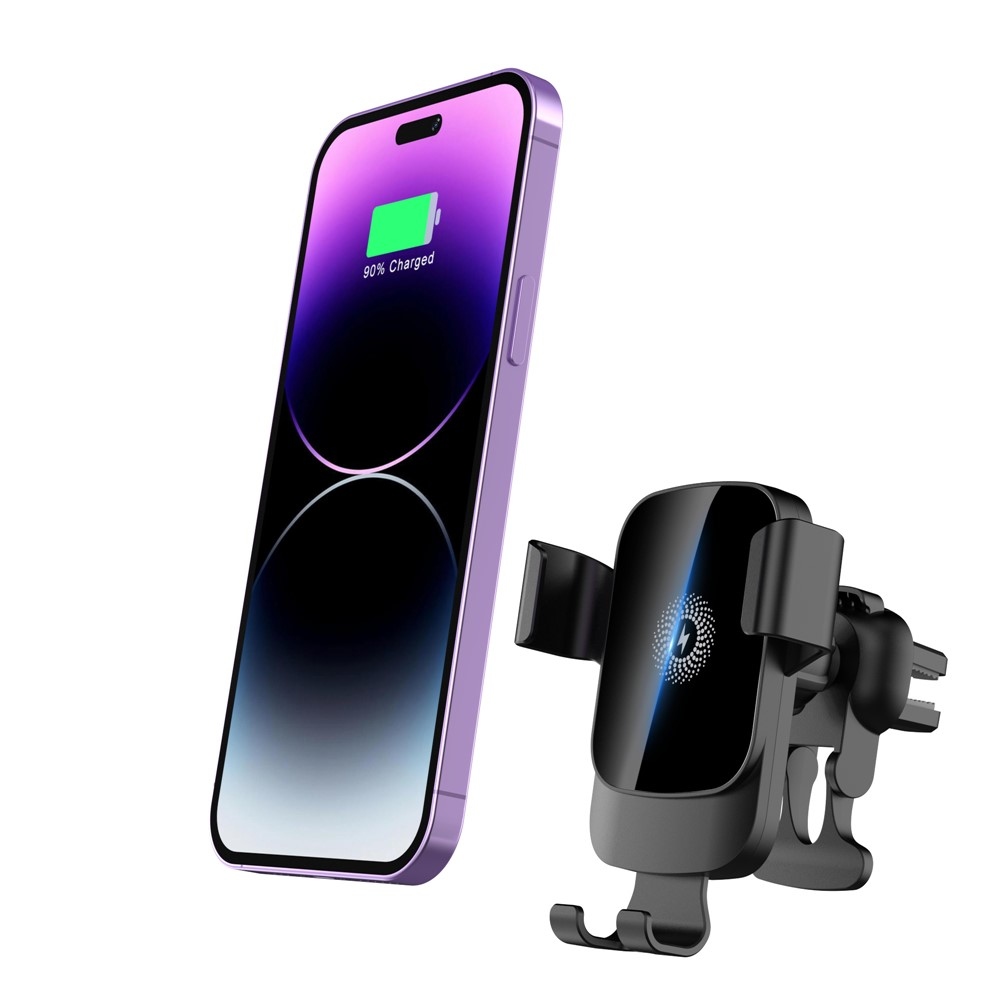 CF96 bezdrôtová nabíjačka do auta s držiakom do ventilácie 15 W