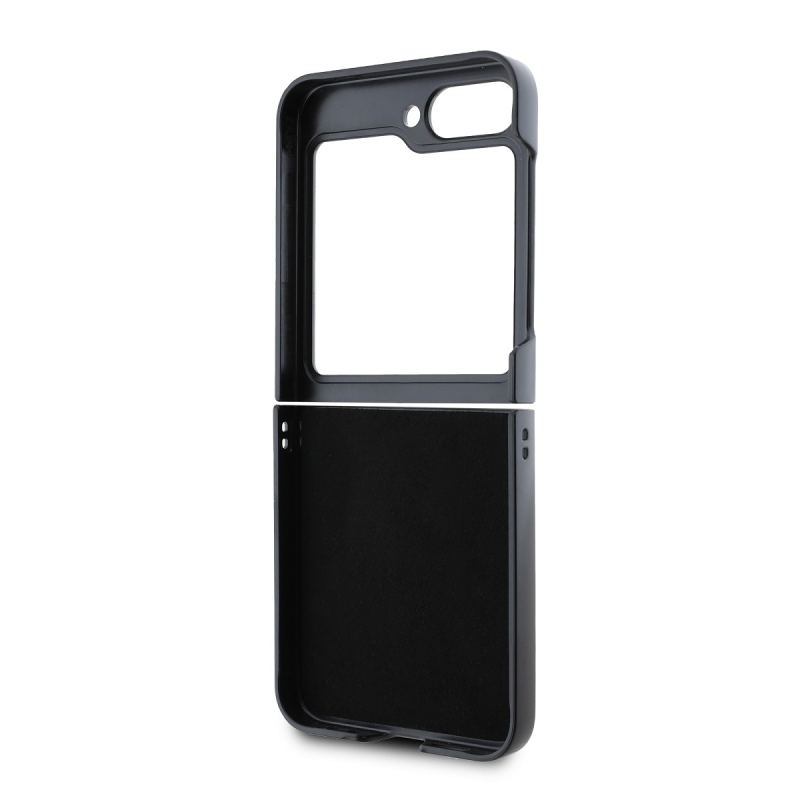 Guess PU 4G Metal Logo Zadný Kryt pre Samsung Galaxy Z Flip 6 Pink