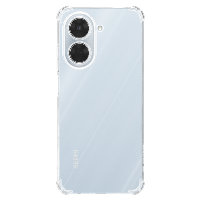 Taktický TPU kryt Plyo pre Xiaomi Redmi A7 – priehľadný