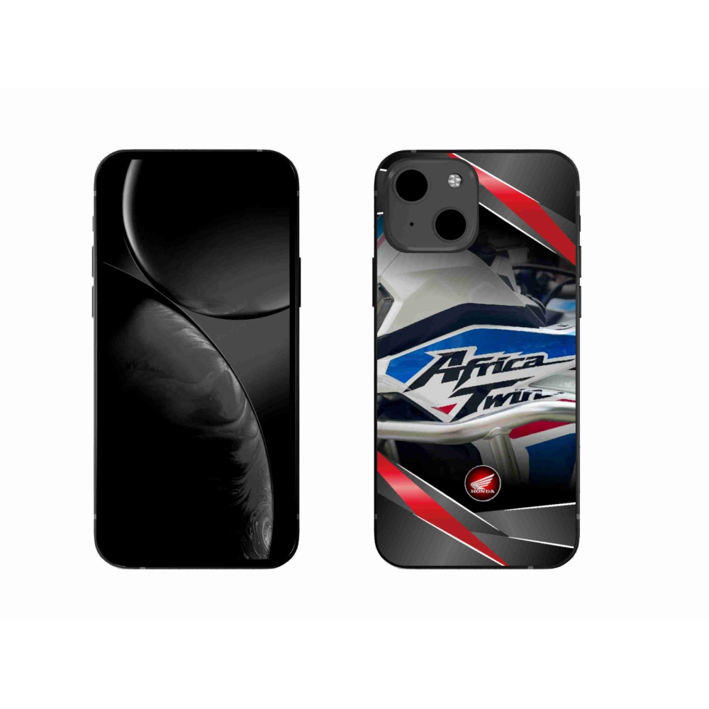 Gélový kryt mmCase na iPhone 13 6.1 - motorka honda