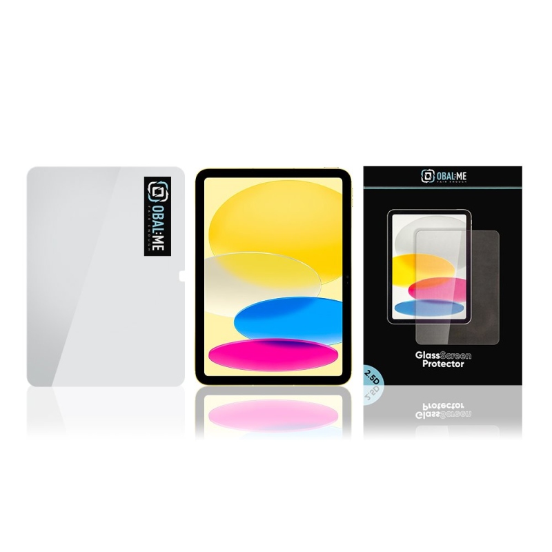 BALENIE:ME 2,5D tvrdené sklo pre iPad 10,9 2022/11 2025 Clear