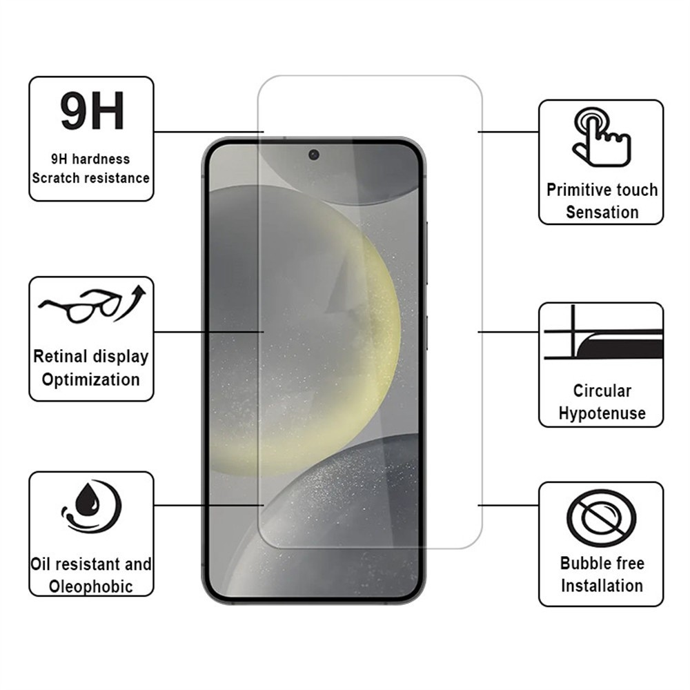 2.5D tvrdené sklo na Samsung Galaxy A36 5G/A56 5G