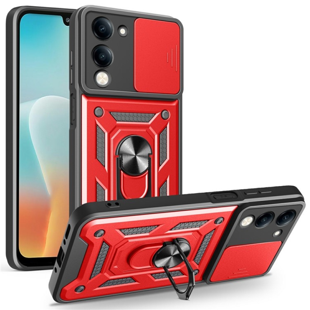 Slide odolný kryt na Vivo Y29s 5G - červený