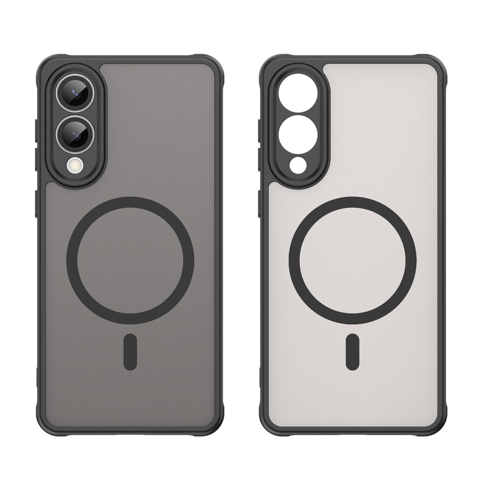 Case matný gélový obal s MagSafe na Samsung Galaxy S25 Edge - čierny