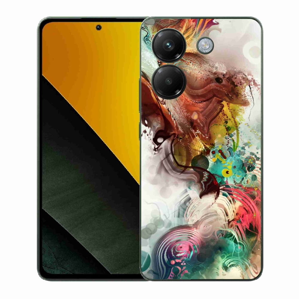 Gélový kryt mmCase na Xiaomi Poco M7 Pro 5G - abstrakt 1