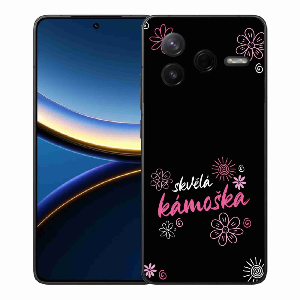 Gélový kryt mmCase na Xiaomi Poco F7 Pro - skvelá kamoška čierne pozadie