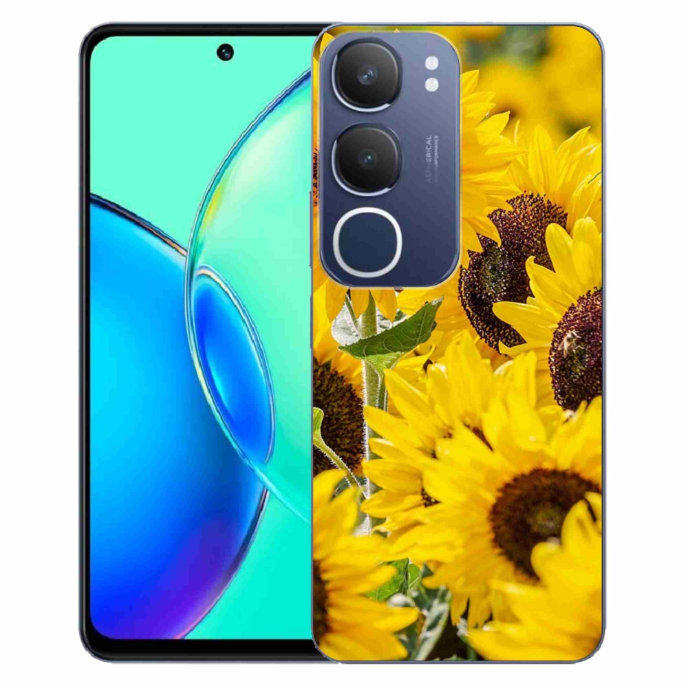 Gélový kryt mmCase na Vivo Y19s - slnečnica