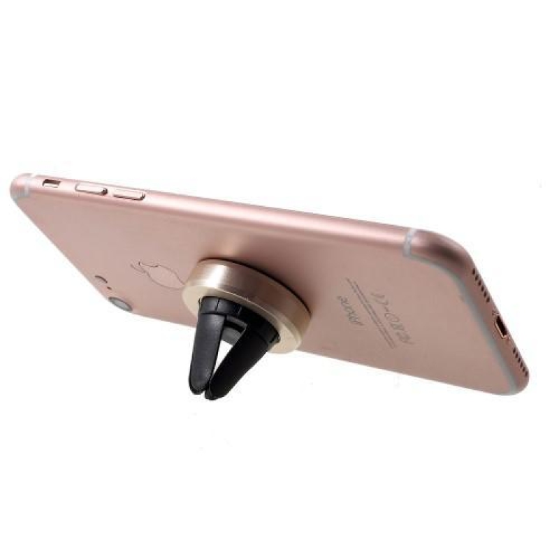 Air univerzální magnetický držák na mobil do větráku - zlatý