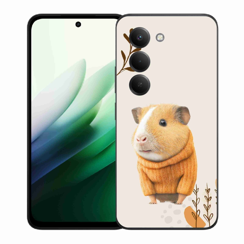 Gélový kryt mmCase na Xiaomi Redmi 15 5G (169mm) - morča vo svetri