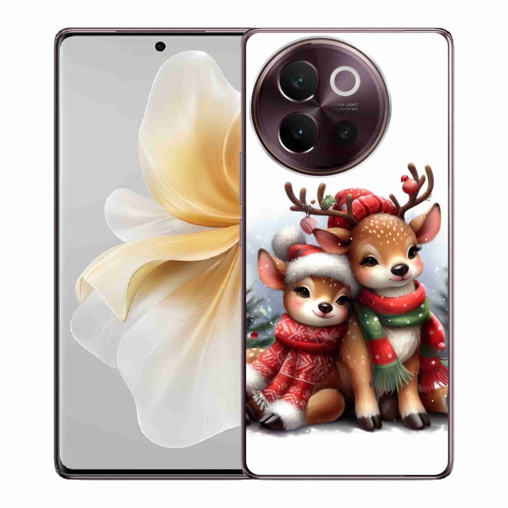 Gélový kryt mmCase na Vivo V40 Lite 5G - vianočné soby