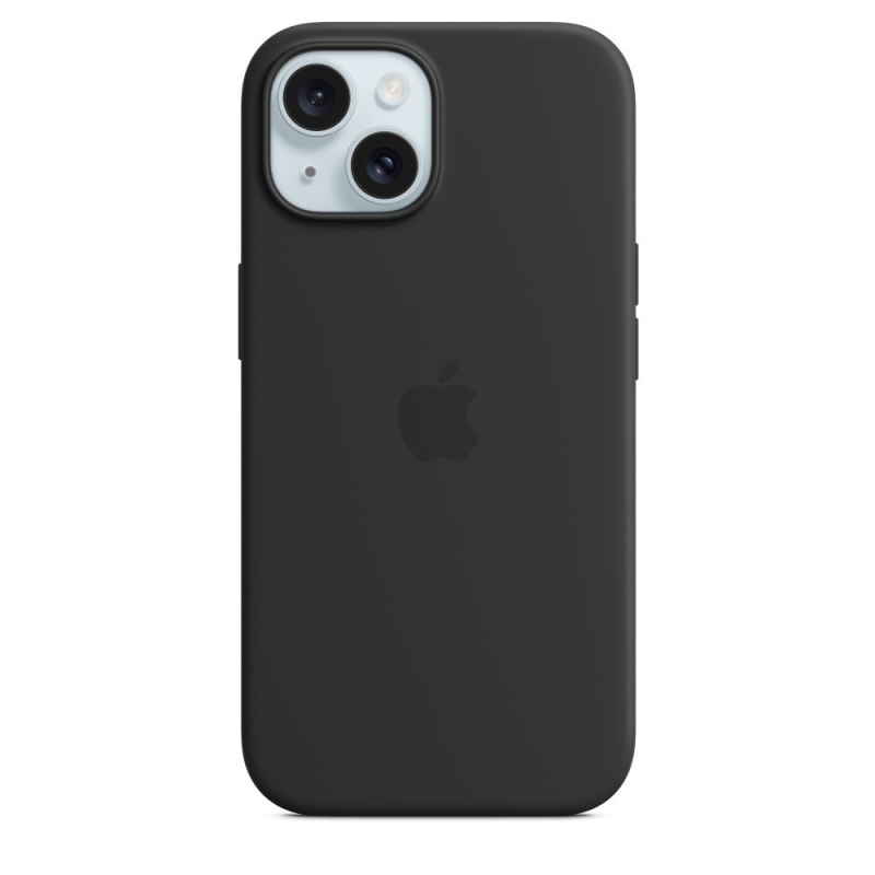 MXPD3ZM/A Apple Silikónový Kryt vr. Magsafe pre iPhone 15 Black