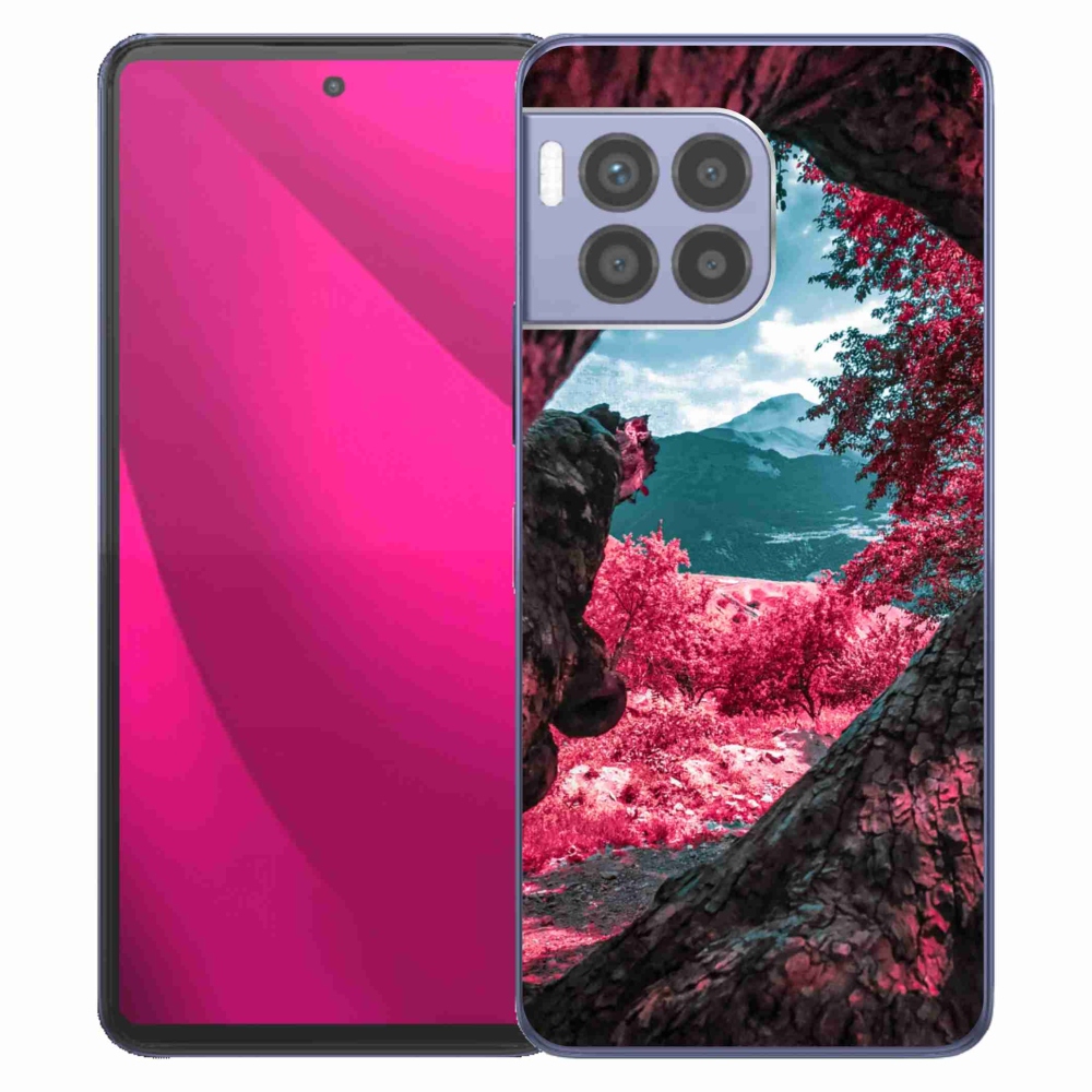 Gélový kryt mmCase na T-Mobile T Phone 2 Pro - výhľad na hory