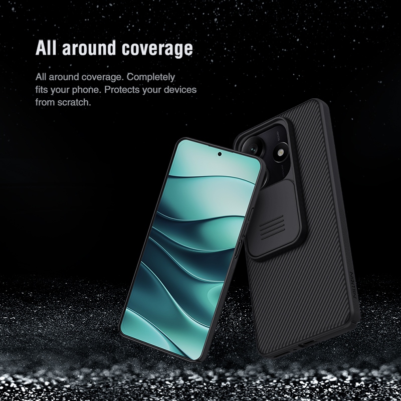 Nillkin CamShield Zadný Kryt pre Xiaomi Redmi Note 14 5G Black