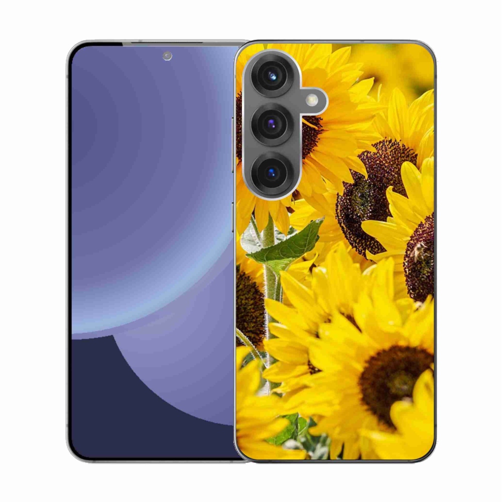 Gélový kryt mmCase na Samsung Galaxy S25 - slnečnica