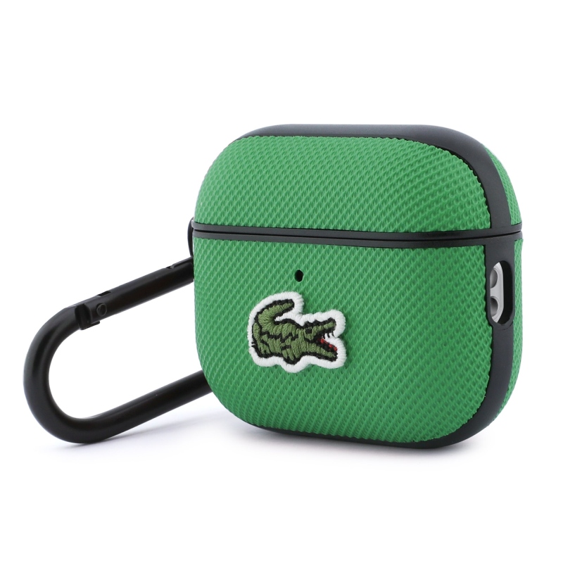 Lacoste Petit Pique Croc Logo Patch Puzdro pre AirPods Pro 3 Green