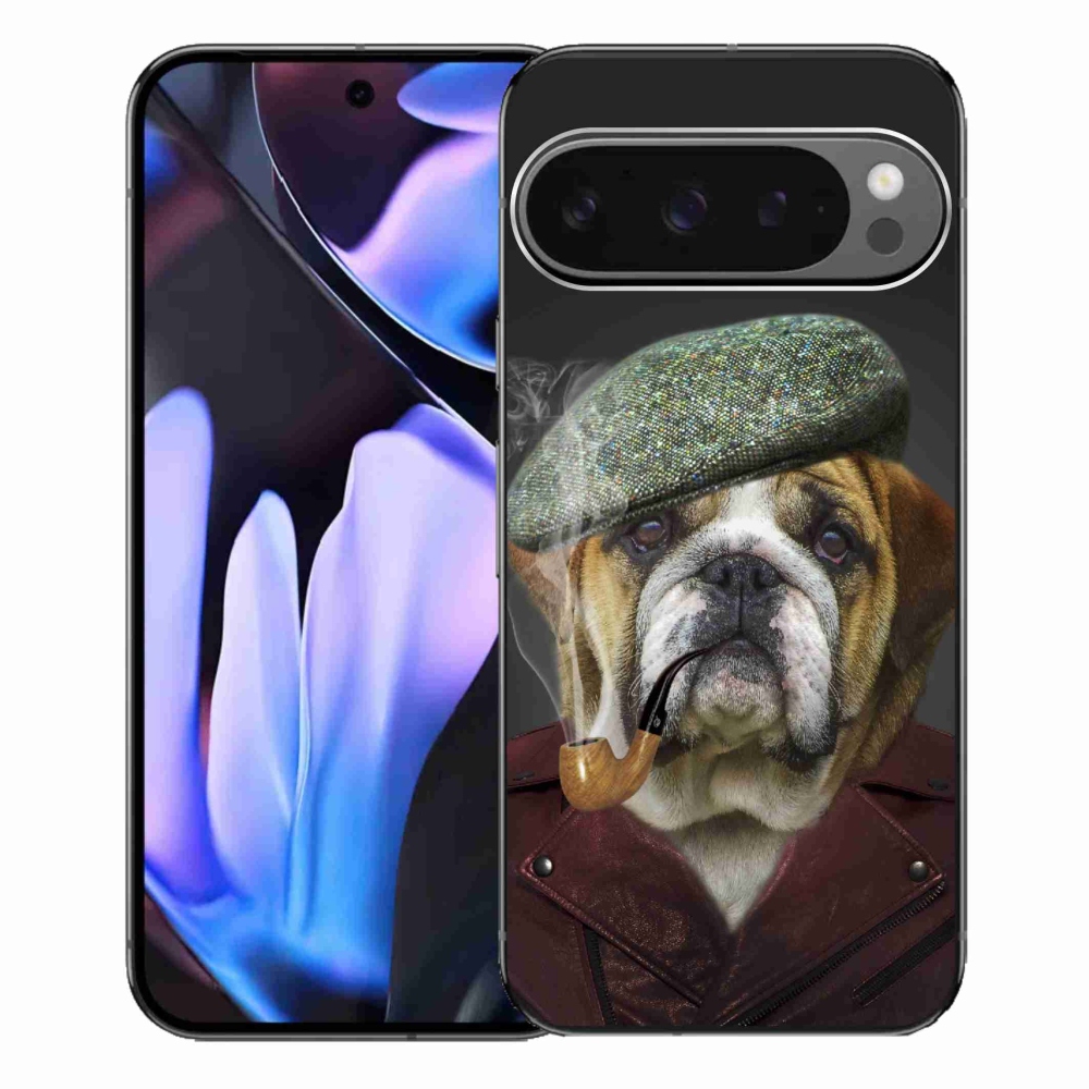 Gélový kryt mmCase na Google Pixel 9 Pro XL - pes s fajkou