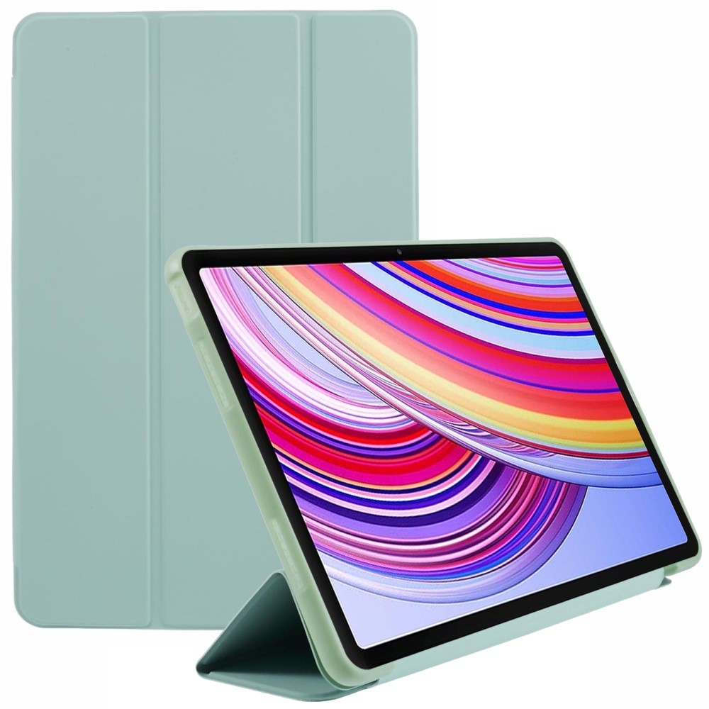 Fold chytré zatváracie púzdro na tablet Xiaomi Redmi Pad Pro 4G/5G - svetlozelené