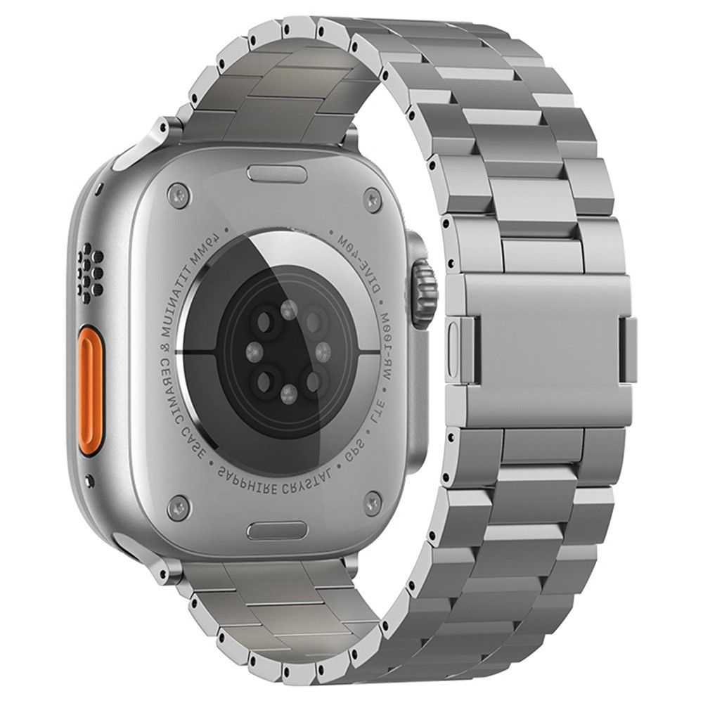 Alloy titánový remienok na Apple Watch Ultra 4/3/2/1 49mm/12/11/10 46mm - šedý